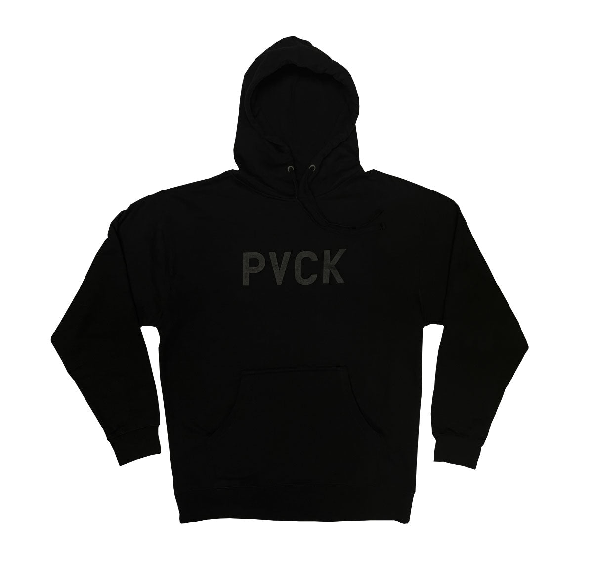 PVCK Youth Black on Black Mid-Weight Pullover Hoodie